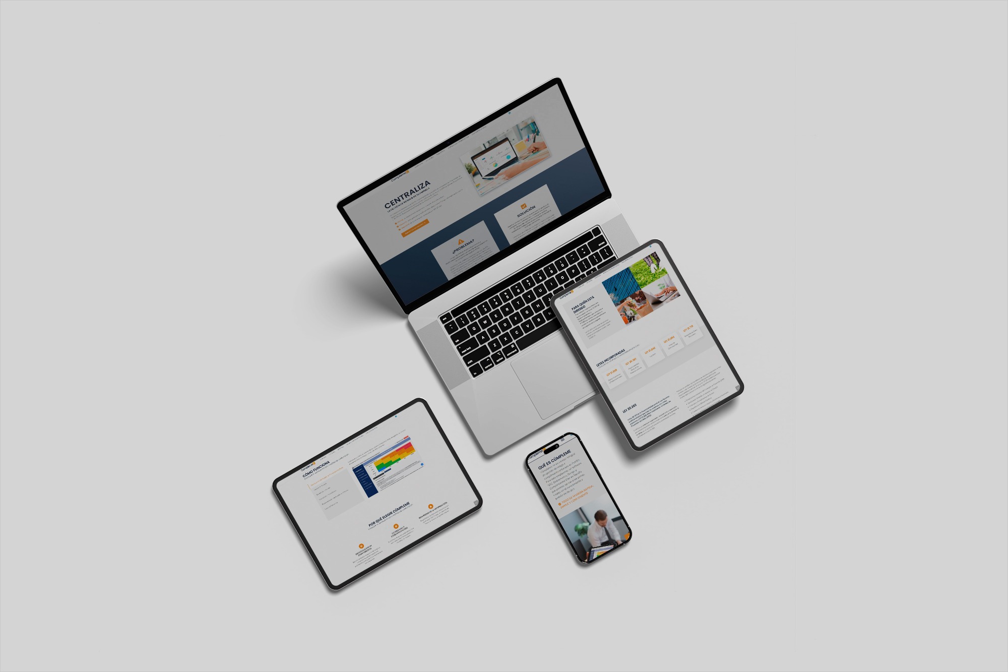 Sitio web Cúmpleme