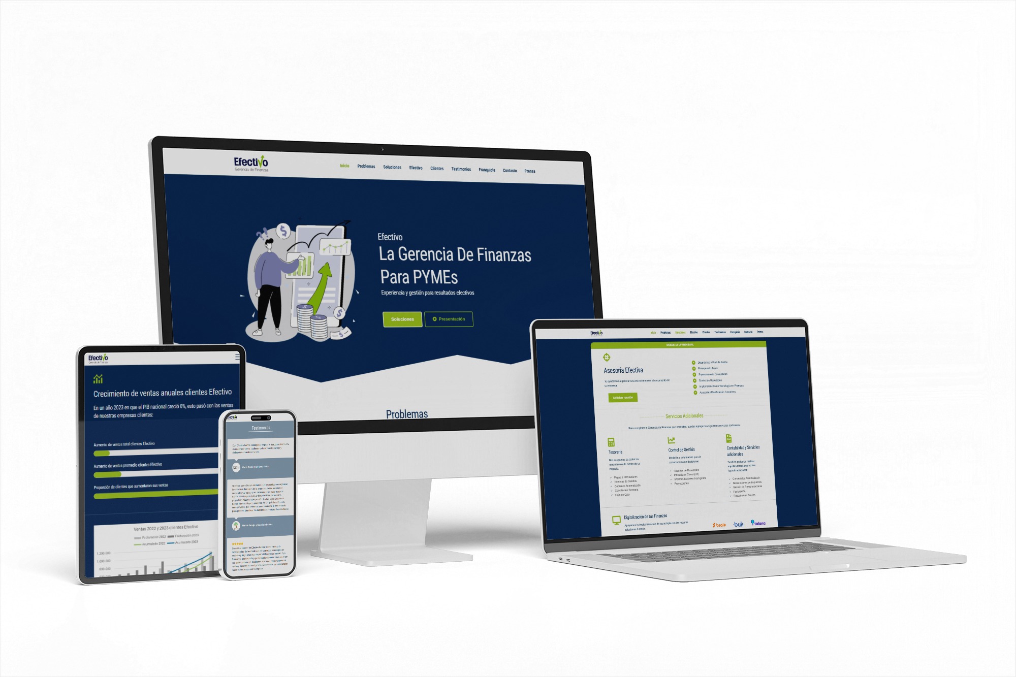 Sitio web Efectivo
